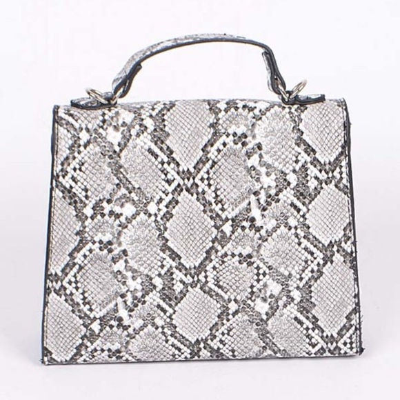 Snakeskin Bag - Grey - Picture 6 of 6